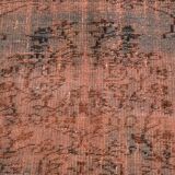 Tapis turc vintage classique en laine terracotta