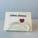 Glass letter holder