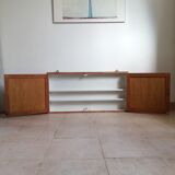 Armoire double en bois, murale