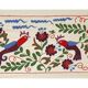 Vintage hand-embroidered tablecloth 44x98 cm