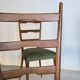 Set of six dining room chairs attributed to Gio Ponti, Italy, 1950.
