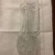Small cut crystal carafe bearing 2 butterflies