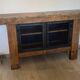 Restored and customised carpenter's workbench