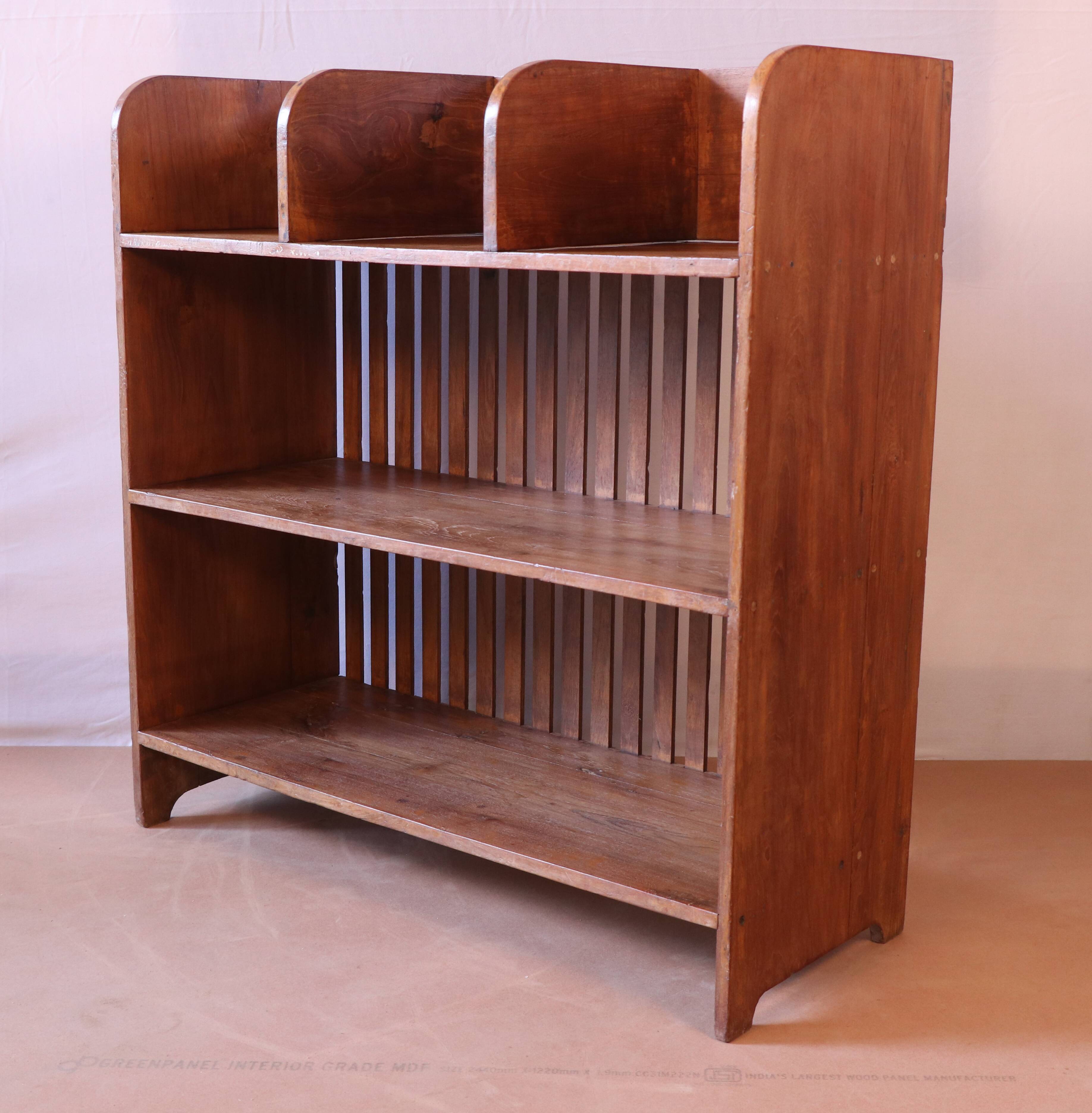 Old Burmese teak administration shelf
