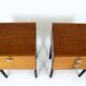 Mid-Century Modern Czechoslovakian Mahogany Nightstands by Up Závody, 1970s