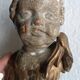 Gilded and silvered wooden angel's head, 18th century