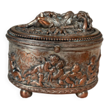 Copper jewelry box