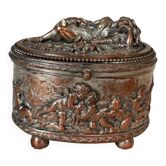Copper jewelry box