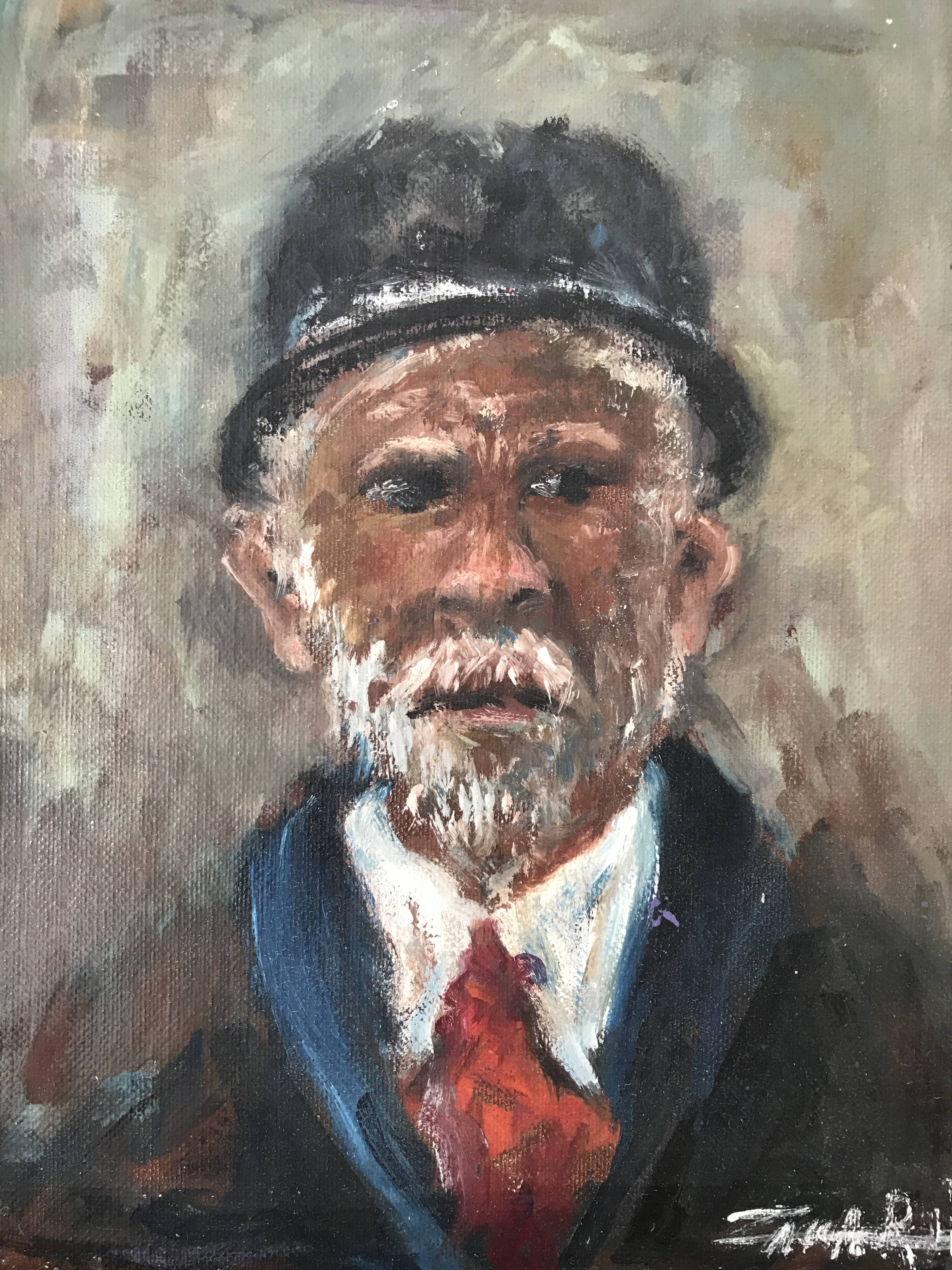 Portrait à l'huile