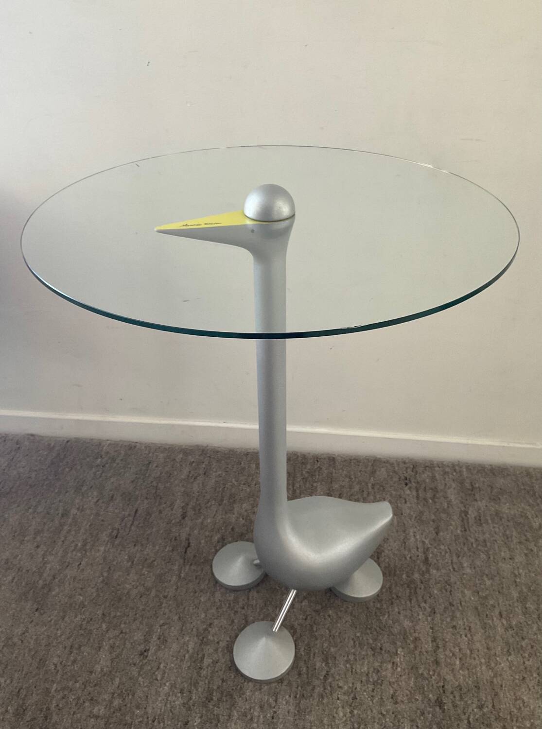 “Sirfo” coffee table by Alessandro Mendini for Zanotta