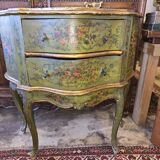 Antique vintage painted chest of drawers