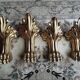 Set of 4 solid bronze furniture legs – new