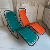Pair of "Barwa" lounge chairs by John Waldheim and Edgar Bartolucci 1950