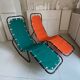 Pair of "Barwa" deck chairs by John Waldheim and Edgar Bartolucci 1950
