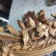 Large Louis XV gilded shell mirror from the 19th century