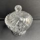 Art Deco - Crystal stamped Baccarat sugar pot