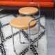 Paire de tabourets style scandinave