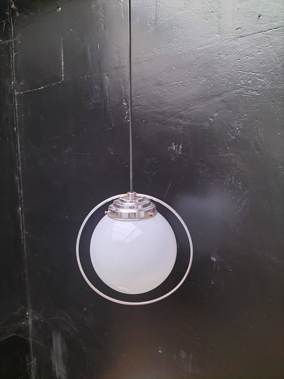 Opaline ball pendant