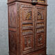 Breton cabinet nineteenth century oak around 1850 1880