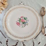 6 mismatched old dessert plates