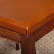 Set of 6 oak chairs in the style of Jean Pascaud, 1940.