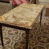 Set of 3 onyx coffee tables