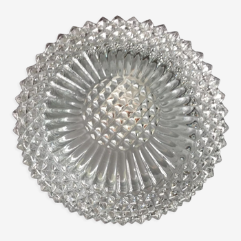Round ceiling lamp diamond tips / vintage 60s-70s