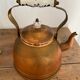 Copper kettle porcelain handle