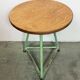 Green Industrial Workshop Stool, 1960s