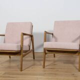 Fauteuils Modèle 300-139 Mid-Century de Swarzędzka Factory, 1960s, Set de 2