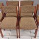 Suite of 6 vintage Baumann dining chairs 1970