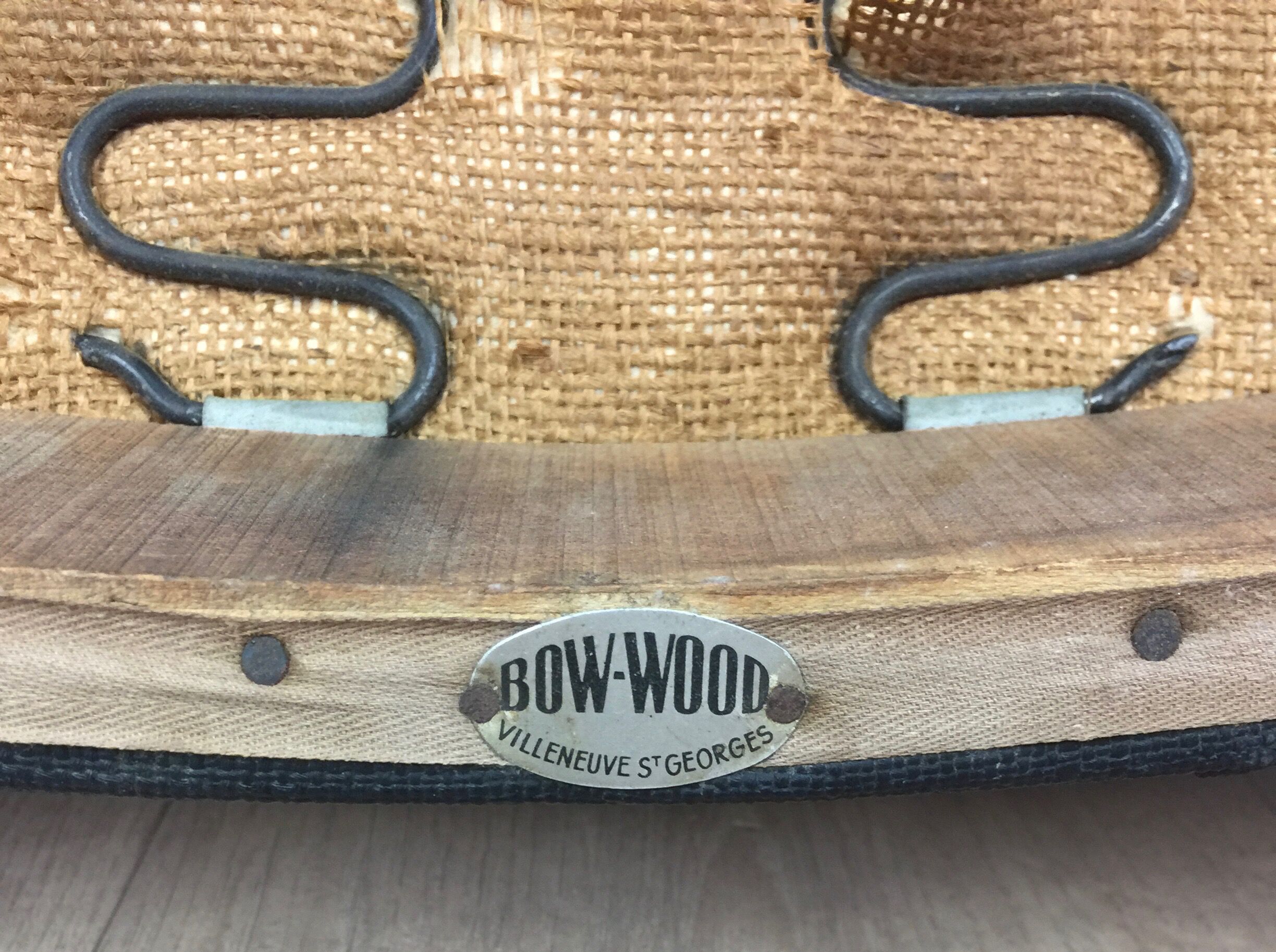 Pair of Bow Wood armchairs 1950s