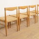 4 x dining chair | Bramin | H.W. Klein | Soaped oak | Restored