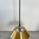 Lampe suspension lustre monte et baisse, design jo hammerborg pour fog et mørup, danemark vers  1960
