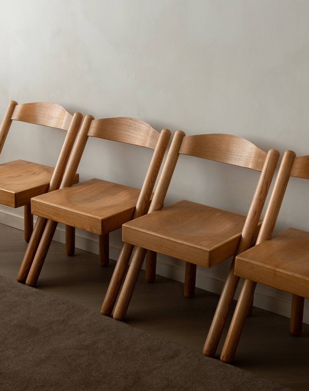 Vintage Italian Iva Dining Chairs Roberto Pamio Renato Toso Stilwood