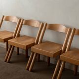 Vintage Italian Iva Dining Chairs Roberto Pamio Renato Toso Stilwood