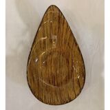 Assiette faux bois
