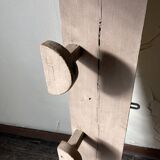 Patère de ferme Hudson art populaire patine d'origine 135cm