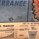 Grande carte d’école vintage