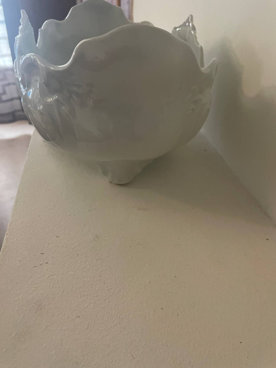 Limoges porcelain basket