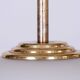 Mid-Century Modern Pendant Light in Brass and Opaline Glass from Kamenický Šenov, 1960s
