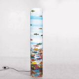 1990s Gorgeous "Aquarium" Floor Lamp by Piero Fornasetti for Antonangeli