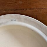 Soupière ancienne en porcelaine opaque de gien - modèle chardons – xixème s