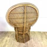 Emmanuelle wicker rattan armchair