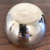 Silver metal apple box