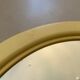 Miroir arche jaune vintage, 50x35 cm