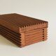 Boîte en bois faite main L25cm