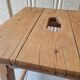 Antique vintage workshop stool