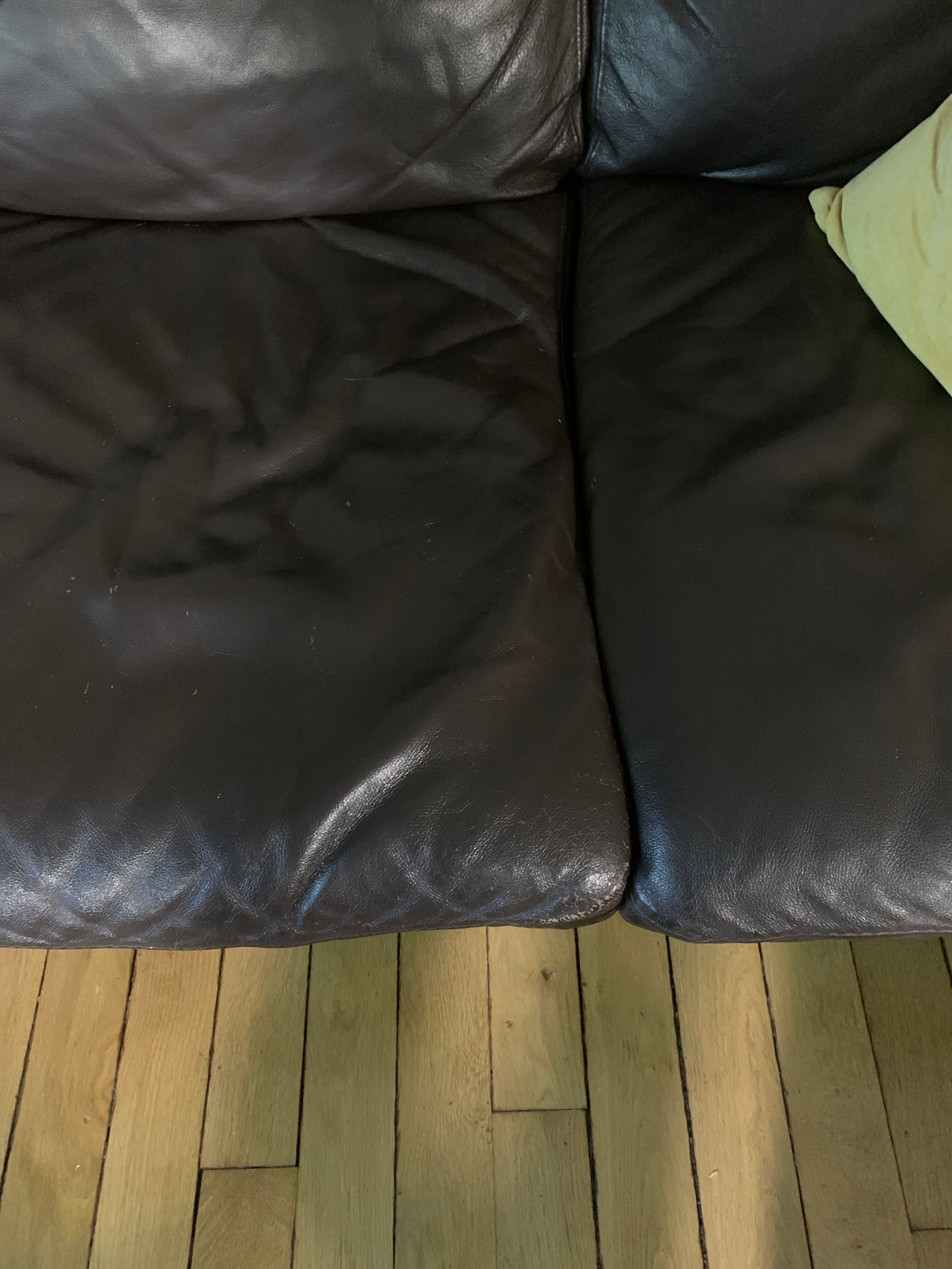 Natuzzi 3-seater leather sofa