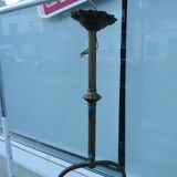 Former chandelier Tulips depolis glass 1900 bonze or brass